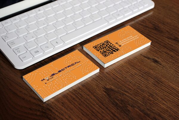 Electrician Business Card Design