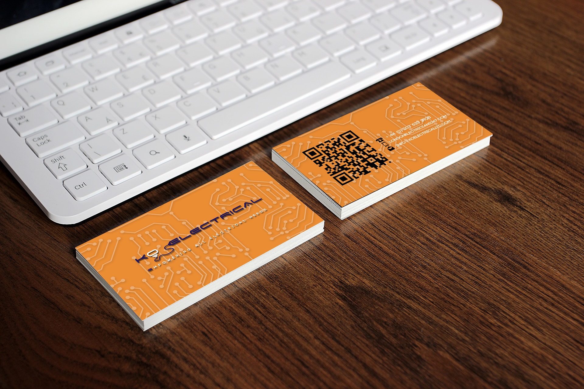 Electrician Business Card Design