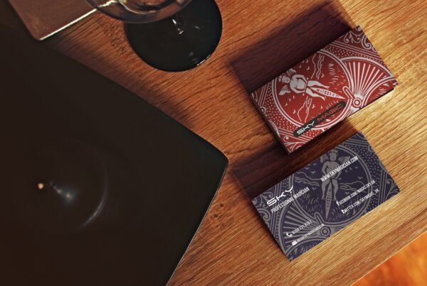 Magician Business Card Design