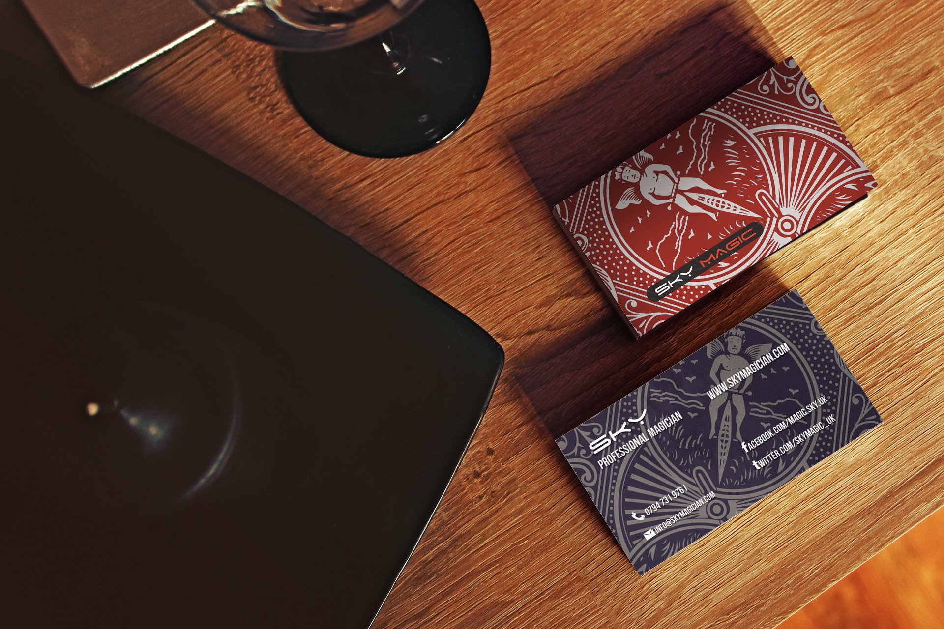 Magician Business Card Design