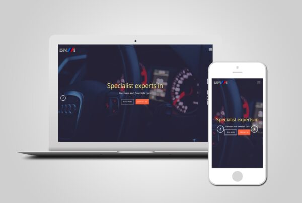 Garage Company Web Design